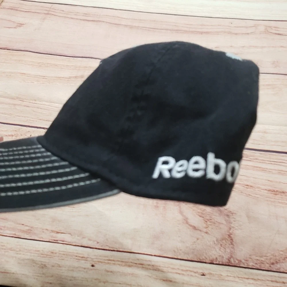 Los Angeles‎ Kings Hat Cap Strap Back Black Gray NHL Hockey Mens Reebok NEW A1